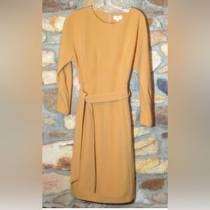 Orange creek Los Angeles mustard color dress size small